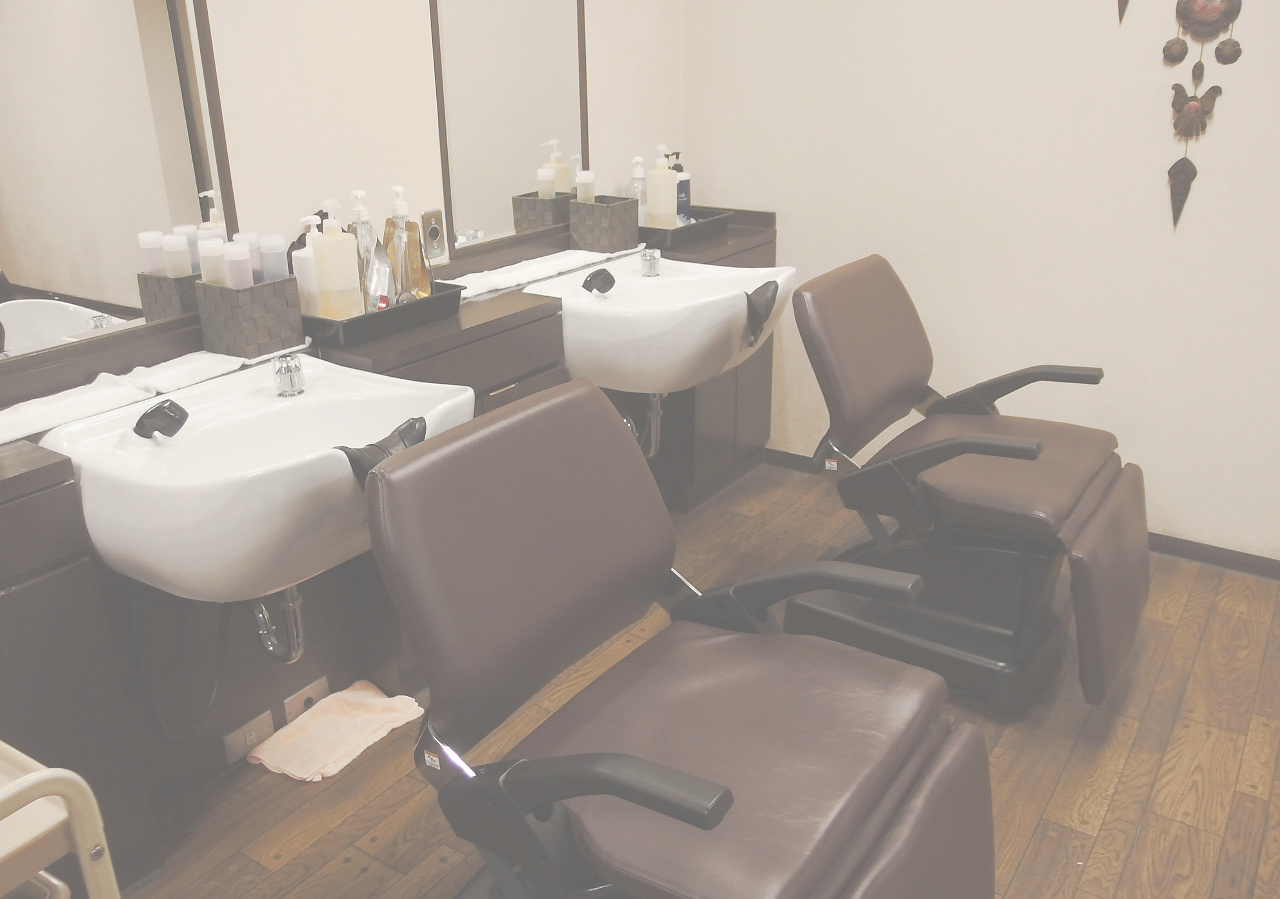 大阪／箕面 :: 男爵Rt.306店 :: シャンプー台 :: 理容室／メンズヘアサロン